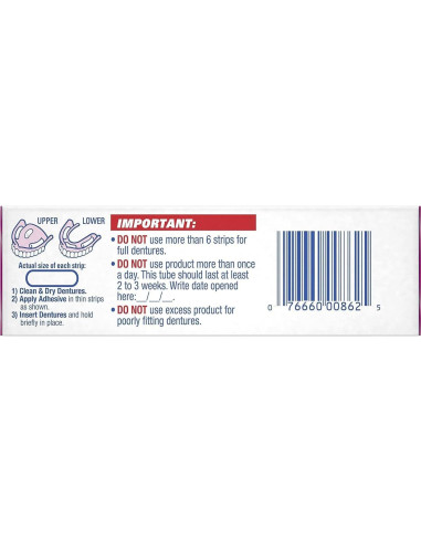 Crema Adhesiva para Dentaduras Fixodent Original 12 Pack