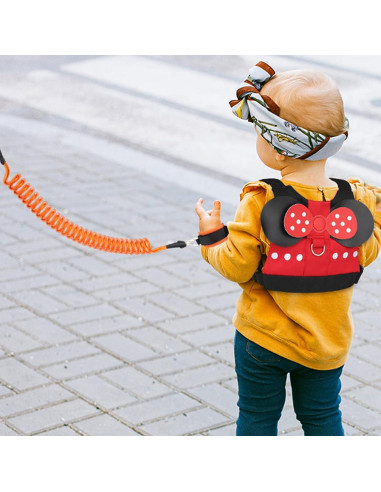 Arnés de Seguridad Accmor para Niños 1-5 Años Rojo