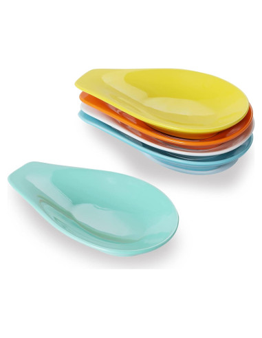 Soportes de Cuchara de Cerámica ONTUBE Juego de 5 - 16.5 cm