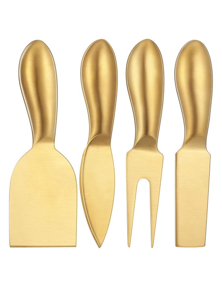 Juego de cuchillos de queso Patelai de acero inoxidable 4 piezas Juego de cuchillos de queso Patelai de acero inoxidable 4 piezas