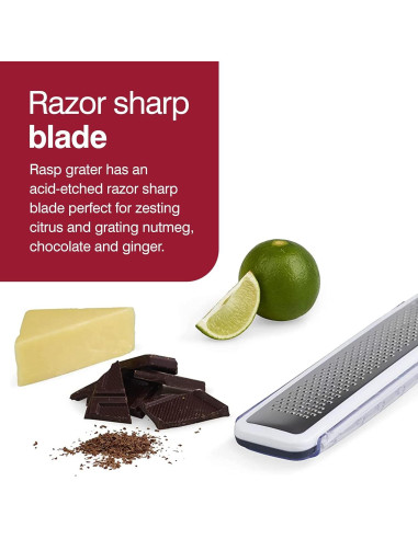 Rallador Zyliss SmoothGlide Acero Inoxidable 42cm Ergonómico
