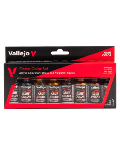 Pintura Vallejo Game Color Metálicos 8 Colores 17ml