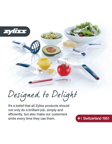 Rallador Zyliss SmoothGlide Acero Inoxidable 42cm Ergonómico