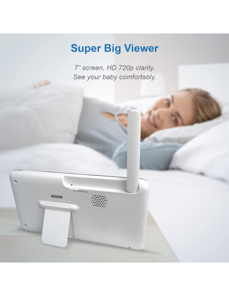Monitor de Bebé VTech RM7764HD WiFi 1080p Pantalla 7" Monitor de Bebé VTech RM7764HD WiFi 1080p Pantalla 7"