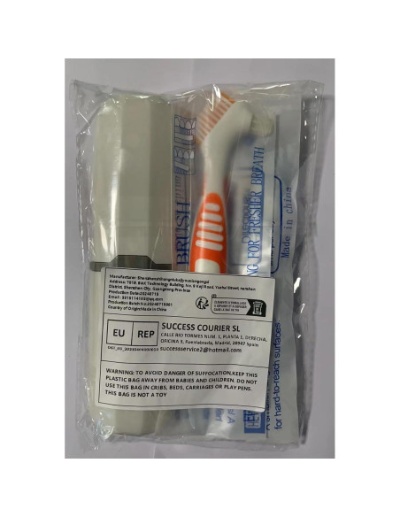 Cepillo de Dentaduras Ceonam 2 Piezas con Estuche Blanco Cepillo de Dentaduras Ceonam 2 Piezas con Estuche Blanco