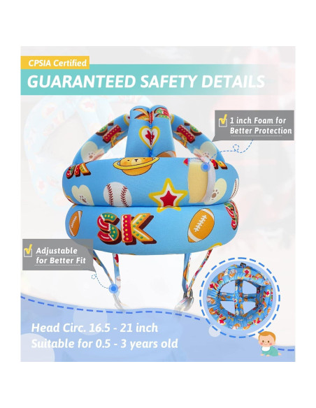 Casco Protector para Bebés Simply Kids Zorro 0-3 Años Casco Protector para Bebés Simply Kids Zorro 0-3 Años