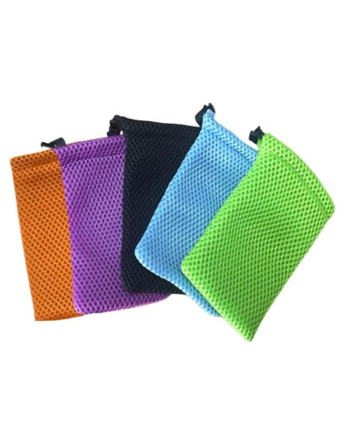 Bolsa de Cuerda de Malla de Nylon Fetoatar 13x9 cm 5 Pcs