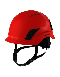 Casco de Seguridad Bullard CEN10 Ventilado Rojo con Correa