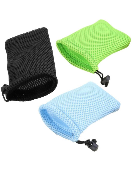 Bolsa de Cuerda de Malla de Nylon Fetoatar 13x9 cm 5 Pcs Bolsa de Cuerda de Malla de Nylon Fetoatar 13x9 cm 5 Pcs