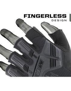 Guantes Tácticos Mechanix Wear M-Pact Sin Dedos Marrón Grande 2