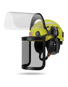 Casco Industrial 5 en 1 DS-SMAAT con Visera y Auriculares