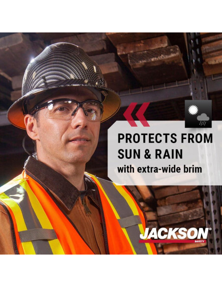 Casco de Fibra de Vidrio Jackson Safety Blockhead - Visera Completa Casco de Fibra de Vidrio Jackson Safety Blockhead - Visera Completa