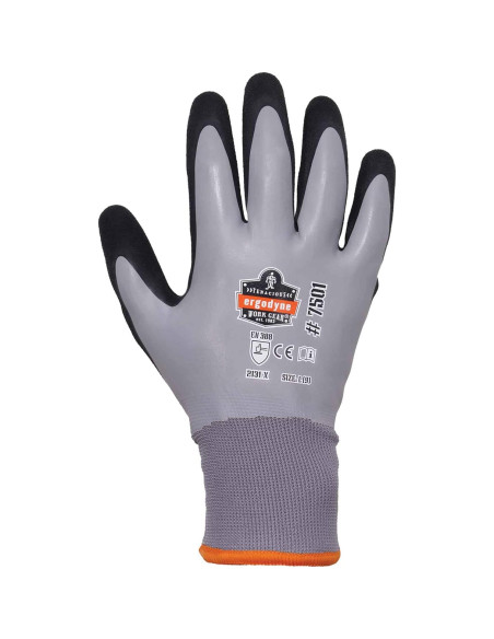 Guantes de Trabajo Invierno Ergodyne 7501 Impermeables Grises Guantes de Trabajo Invierno Ergodyne 7501 Impermeables Grises