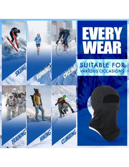 Máscara Balaclava Invierno 3 Piezas UV Protección - Unisex Máscara Balaclava Invierno 3 Piezas UV Protección - Unisex