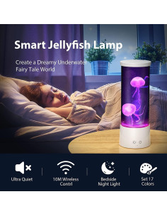 Lámpara de Medusas AONESY 29 cm Luz Nocturna RGB 2