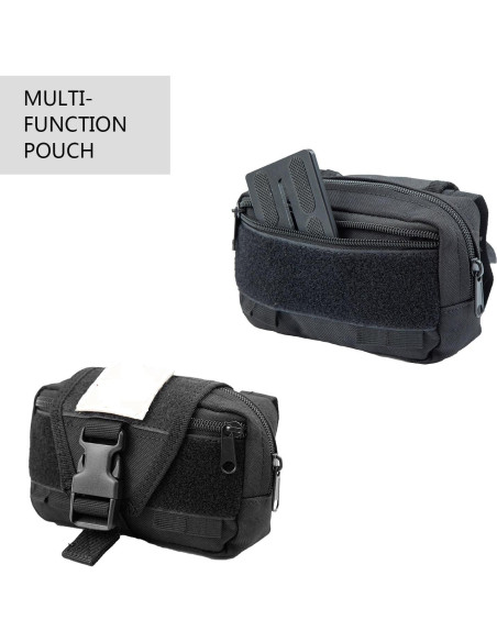 Cinturón Táctico GZ XINXING 7 en 1 Ajustable Negro Cinturón Táctico GZ XINXING 7 en 1 Ajustable Negro