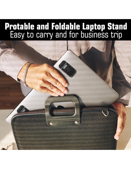 Soporte Plegable para Laptop EupHHonycs - 2 Pcs, Ajustable Soporte Plegable para Laptop EupHHonycs - 2 Pcs, Ajustable