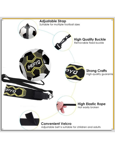Entrenador de Fútbol IHEPYQ Modelo Fútbol-1 con Conos Entrenador de Fútbol IHEPYQ Modelo Fútbol-1 con Conos