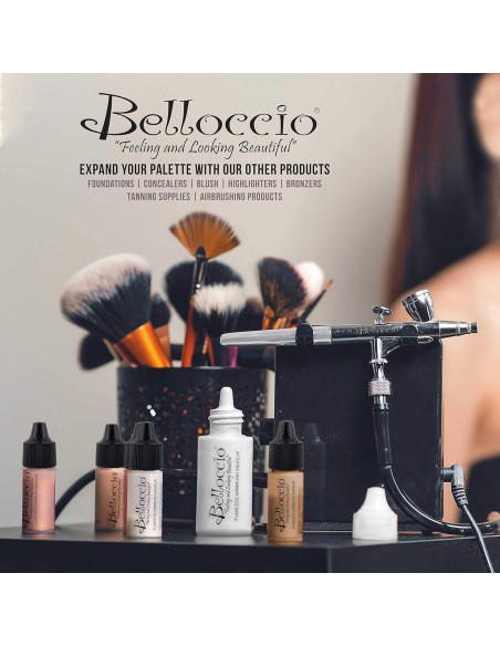 Aerógrafo Belloccio para Maquillaje y Bronceado Set MEDIUM Aerógrafo Belloccio para Maquillaje y Bronceado Set MEDIUM