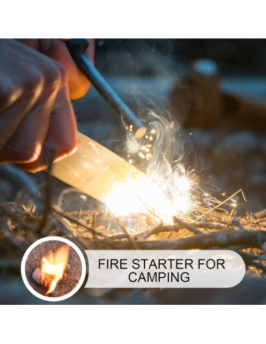 Encendedor de Fuego Homelae HL131 para Camping 5+ Min Combustión