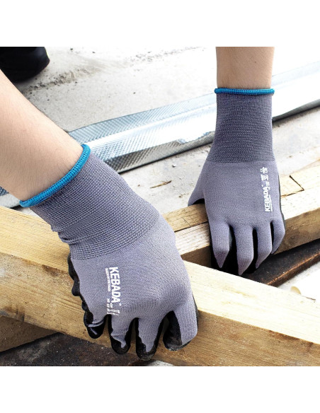Guantes de Trabajo Kebada W5 Pequeños Nitrilo Transpirables Guantes de Trabajo Kebada W5 Pequeños Nitrilo Transpirables