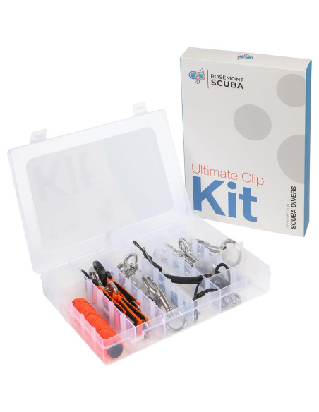 Kit de Clips de Buceo Rosemont Scuba 32 Piezas Acero Inoxidable Kit de Clips de Buceo Rosemont Scuba 32 Piezas Acero Inoxidable