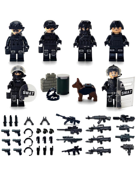 Juego de Bloques de Construcción Militar Toysvill | 8 Figuras y Helicóptero Juego de Bloques de Construcción Militar Toysvill | 8 Figuras y Helicóptero