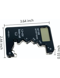 Probador de Baterías ZUFECY BT-189 Digital para AA AAA 9V 2