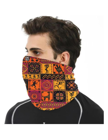 Bufanda Gaiter Cuello 6 Piezas Boho Accesorios Unisex