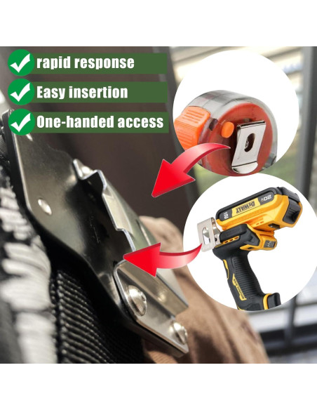 Soporte de Herramientas de Cinturón WSOQYEO DJ001 Nylon Soporte de Herramientas de Cinturón WSOQYEO DJ001 Nylon