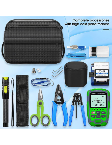 Kit de herramientas FTTH SAIVXIAN con cortador y medidor Kit de herramientas FTTH SAIVXIAN con cortador y medidor