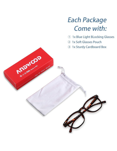 Gafas ANDWOOD fotocromáticas anti-luz azul para adultos Gafas ANDWOOD fotocromáticas anti-luz azul para adultos