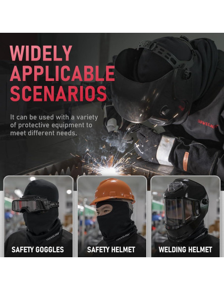 Gaiter de Cuello YESWELDER Resistente al Fuego para Soldadores Gaiter de Cuello YESWELDER Resistente al Fuego para Soldadores