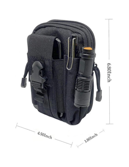 Bolsa Táctica Multifuncional Sailupxinyuan - Negro Bolsa Táctica Multifuncional Sailupxinyuan - Negro