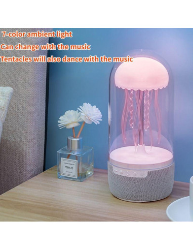 Altavoz Bluetooth FOTN Medusa con Luz Nocturna 7 Colores