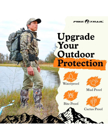 Polainas Ajustables Pike Trail Trekpro - Impermeables y Ligeras
