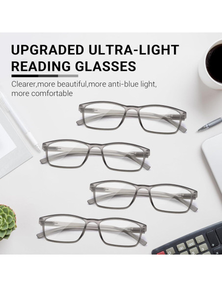 Gafas de Lectura TERAISE 4-Pack Antiluz Azul 3.0x Gafas de Lectura TERAISE 4-Pack Antiluz Azul 3.0x