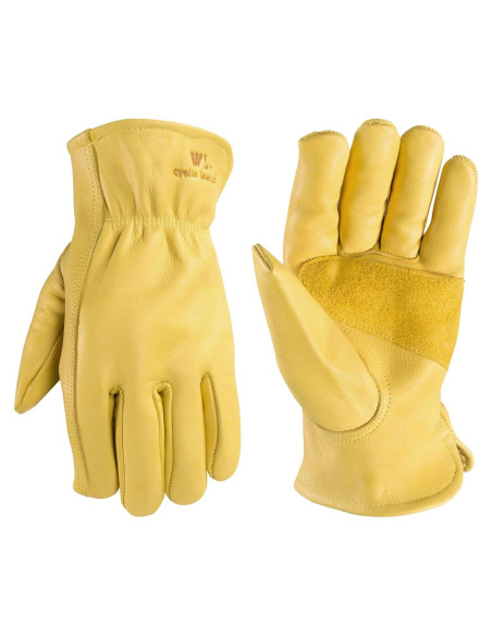 Guantes de trabajo Wells Lamont de cuero marrón XL Guantes de trabajo Wells Lamont de cuero marrón XL