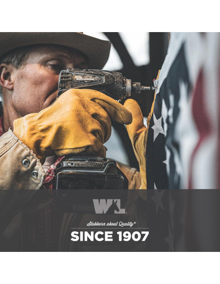 Guantes de trabajo Wells Lamont de cuero marrón XL Guantes de trabajo Wells Lamont de cuero marrón XL