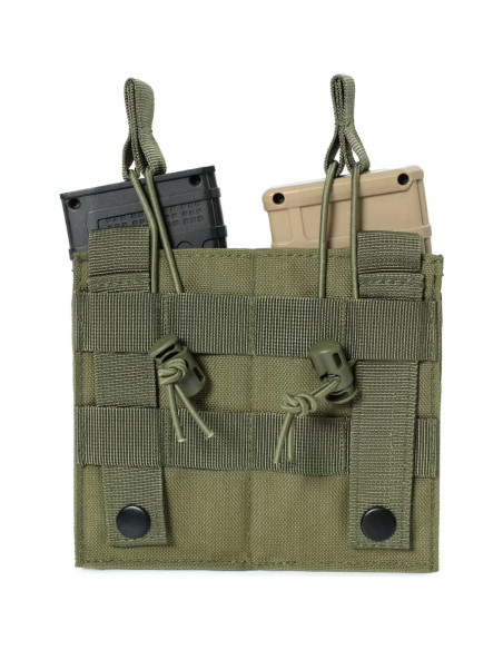 Pouch Molle Doble Triple Atwilltap Verde Táctico Pouch Molle Doble Triple Atwilltap Verde Táctico