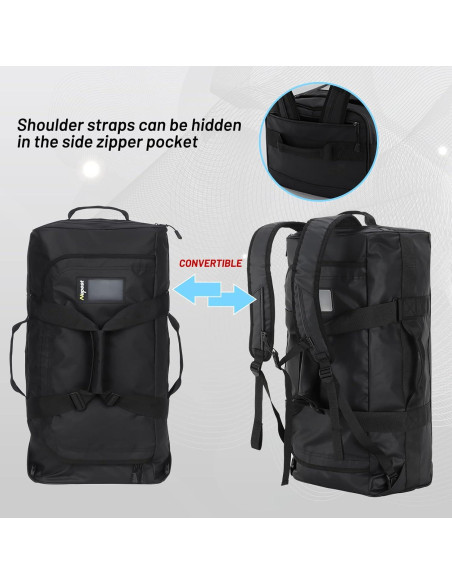 Mochila Duffel Grande Nepest 60L Resistente al Agua para Gimnasio Mochila Duffel Grande Nepest 60L Resistente al Agua para Gimnasio
