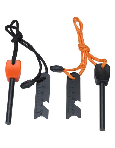 FOSTAR Barra de Ferrocerio Iniciador de Fuego 0,79 cm 2PCS