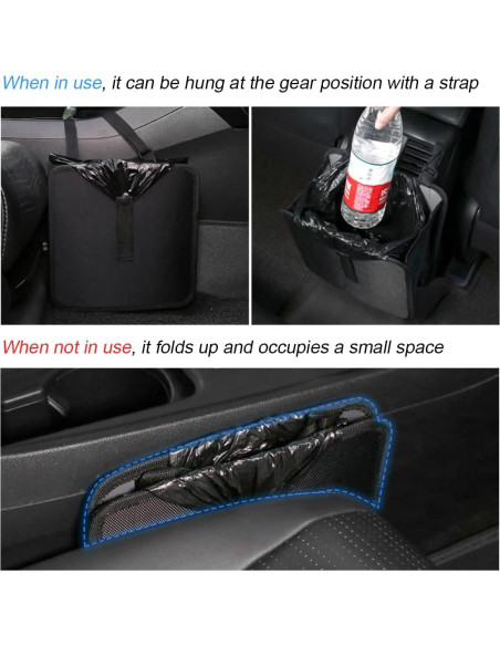 Basurero Plegable XINLIYA 7L Impermeable para Coche Basurero Plegable XINLIYA 7L Impermeable para Coche