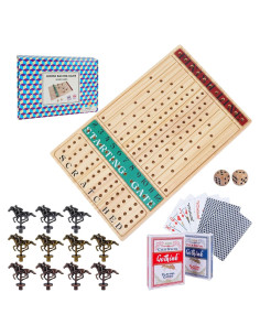 Juego de Mesa Carreras de Caballos Offelec 11 Caballos Metal