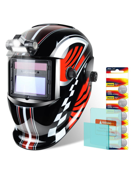 Casco de Soldadura TRQWH HD02 con Oscurecimiento Automático Casco de Soldadura TRQWH HD02 con Oscurecimiento Automático