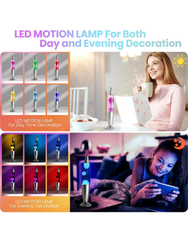 Lámpara de Movimiento LED GorYeeFine 40 cm 7 Colores