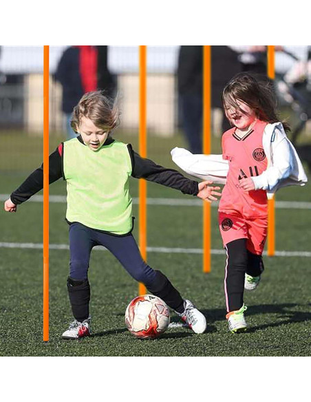 6 Postes de Agilidad Ajustables Nbguigdstr para Entrenamiento 6 Postes de Agilidad Ajustables Nbguigdstr para Entrenamiento