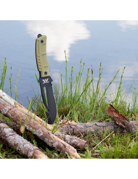 Cuchillo Táctico WEYLAND 2S-TKUZ-H7YR con Funda MOLLE Cuchillo Táctico WEYLAND 2S-TKUZ-H7YR con Funda MOLLE