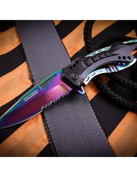 Cuchillo Plegable Tac-Force TF-705RB Arcoíris 8.26 cm Cuchillo Plegable Tac-Force TF-705RB Arcoíris 8.26 cm