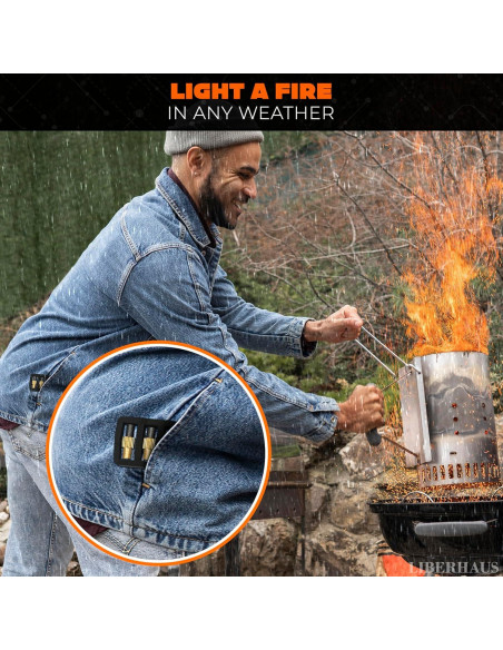 25 Piezas Chisperos de Piedra LIBERHAUS para Antorchas 25 Piezas Chisperos de Piedra LIBERHAUS para Antorchas